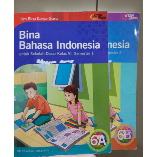 Buku Bina Bahasa Indonesia Untuk Sd Kelas 6 Semester 1 2 Shopee Indonesia