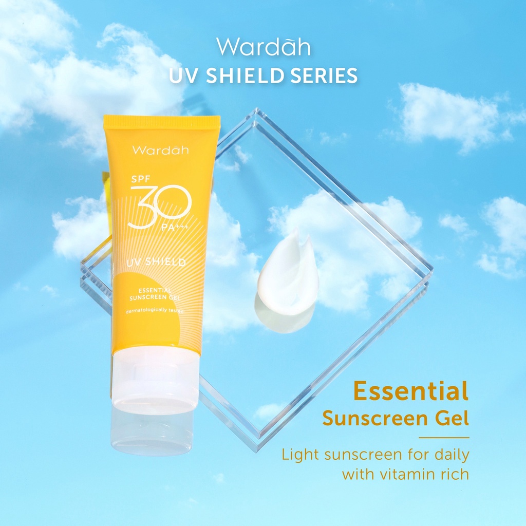 Wardah Uv Shield Essential Sunscreen Gel SPF 30 40ml