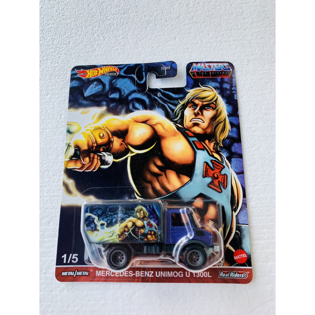 HOTWHEELS HOT WHEELS MERCEDES-BENZ UNIMOG U 1300L TRUCK PREMIUM DIECAST MOBIL RETRO BAN KARET LANGKA