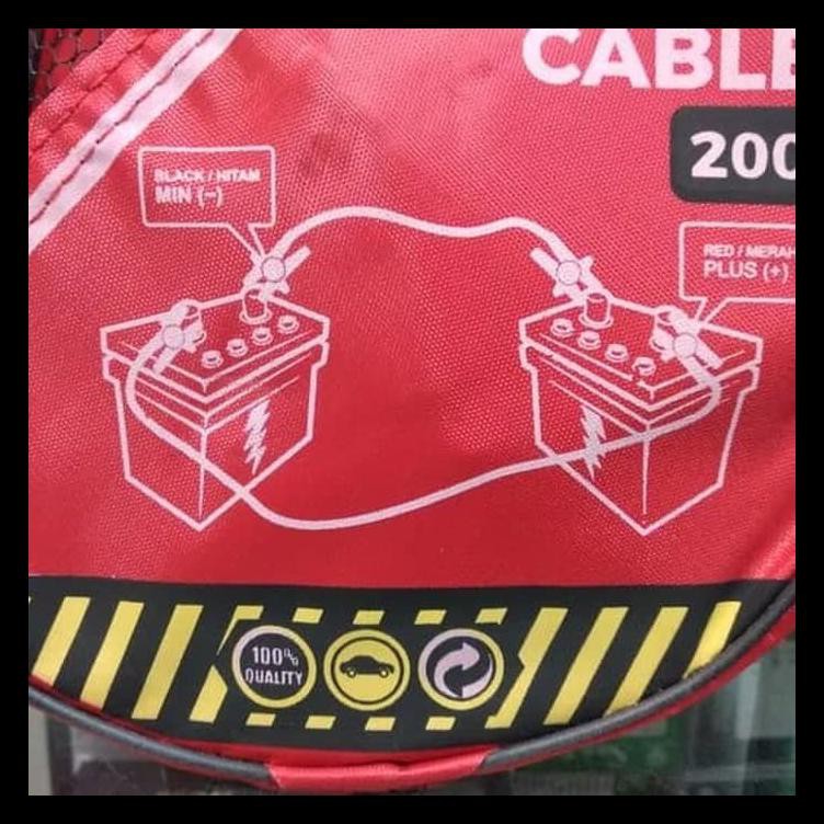 Kenmaster Booster Cable 200Amp Kabel Jumper Aki 200Amp Terlengkap
