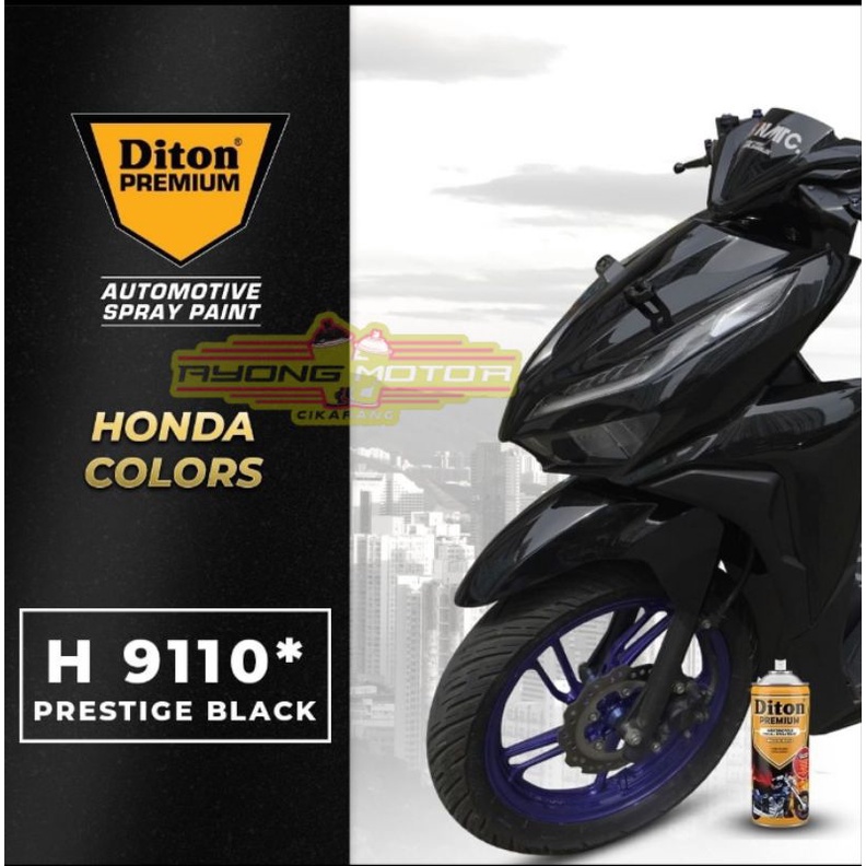Diton Premium H9110* Prestige Black (Hitam Scoopy Prestige)