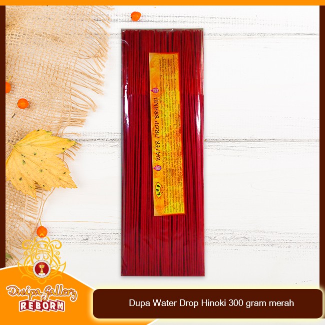 Dupa/hio wangi harum SCR Water Drop Hinoki 300 gram Merah