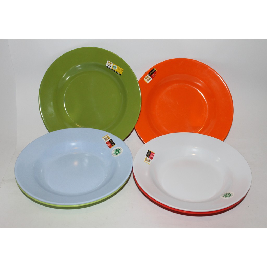 Piring Melamin Bulat Golden Dragon P0109