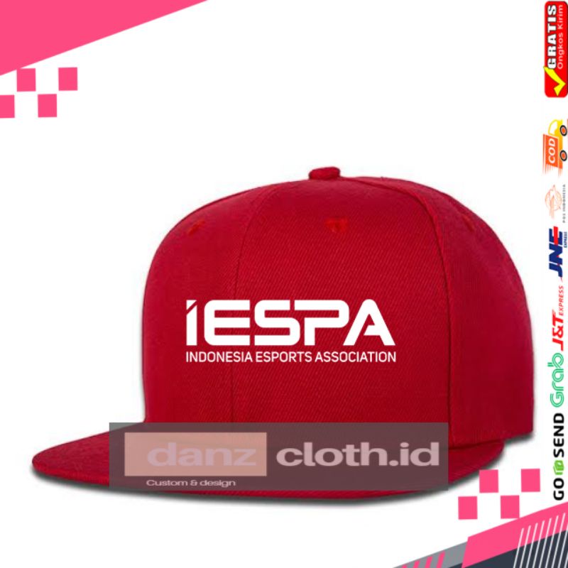 Topi Snapback Original IESPA E-Sport Pria Dewasa Premium
