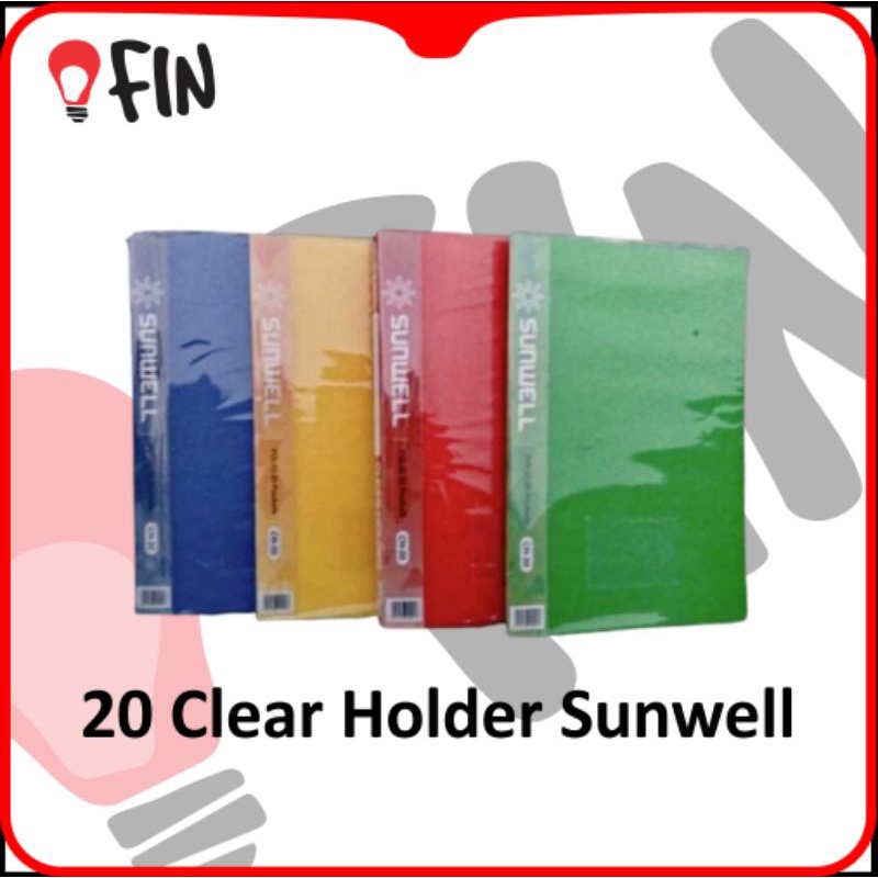 

20 Clear Holder Sunwell
