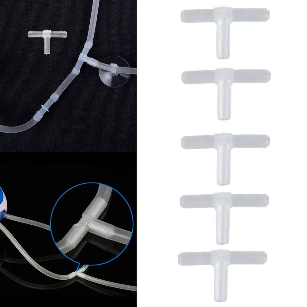 NICKOLAS1 Konektor Pompa Angin 3arah Plastik Untuk Sambungan Tabung Saluran Tangki Ikan