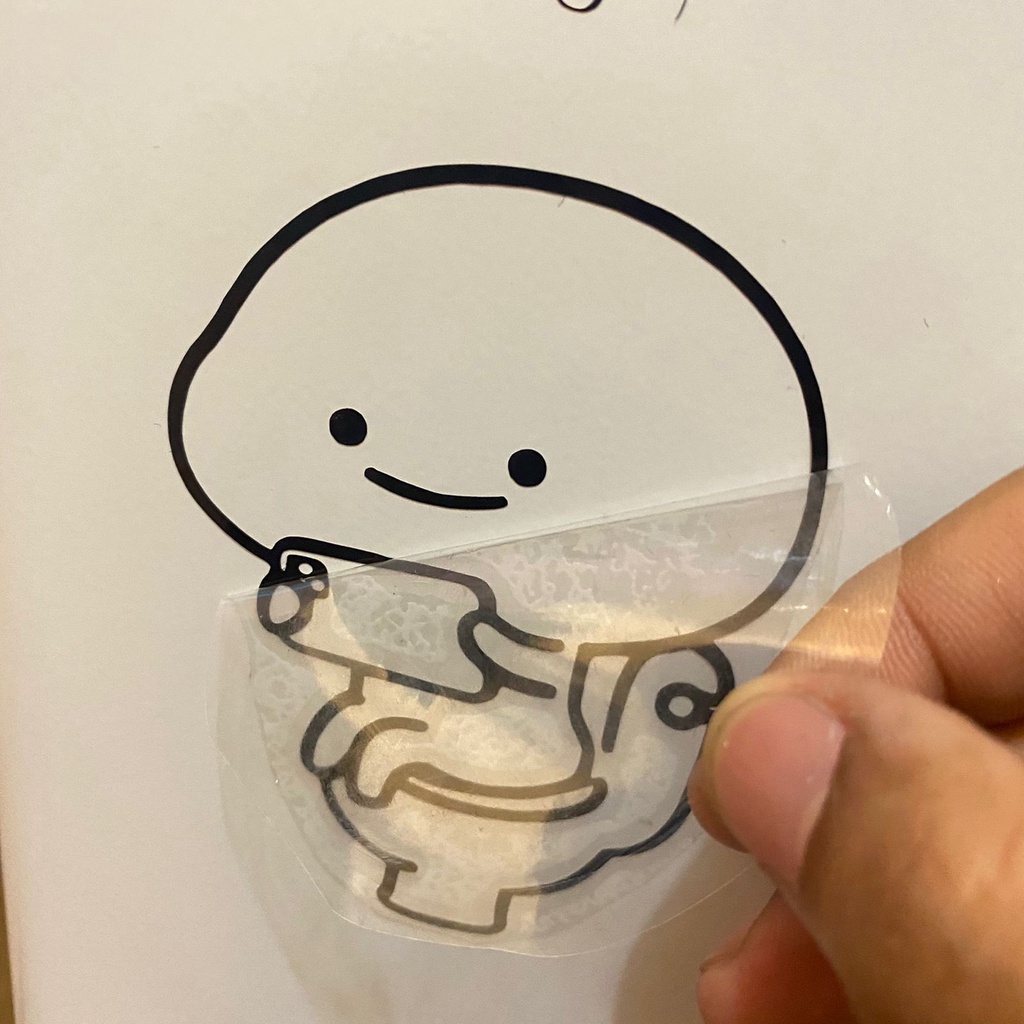 

Sticker cutting si pentol 6x8 cm - MOTIF RANDOM - stiker tempelan lucu hiasan alat tulis label tempel sekolah kerja kantor hadiah kado anak sticker anime kartun populer