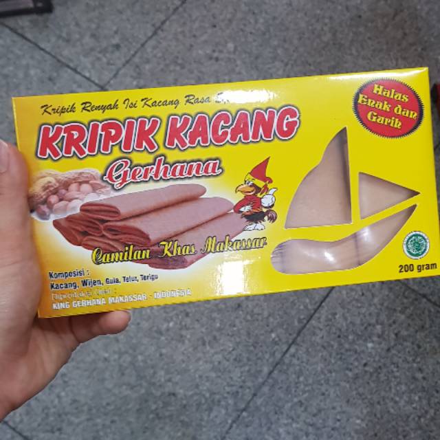 

Kripik kacang gerhana 200 gram khas makassar