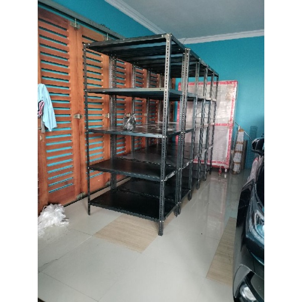 Rak Besi Siku Lubang Uk.50x120x200 4 Susun