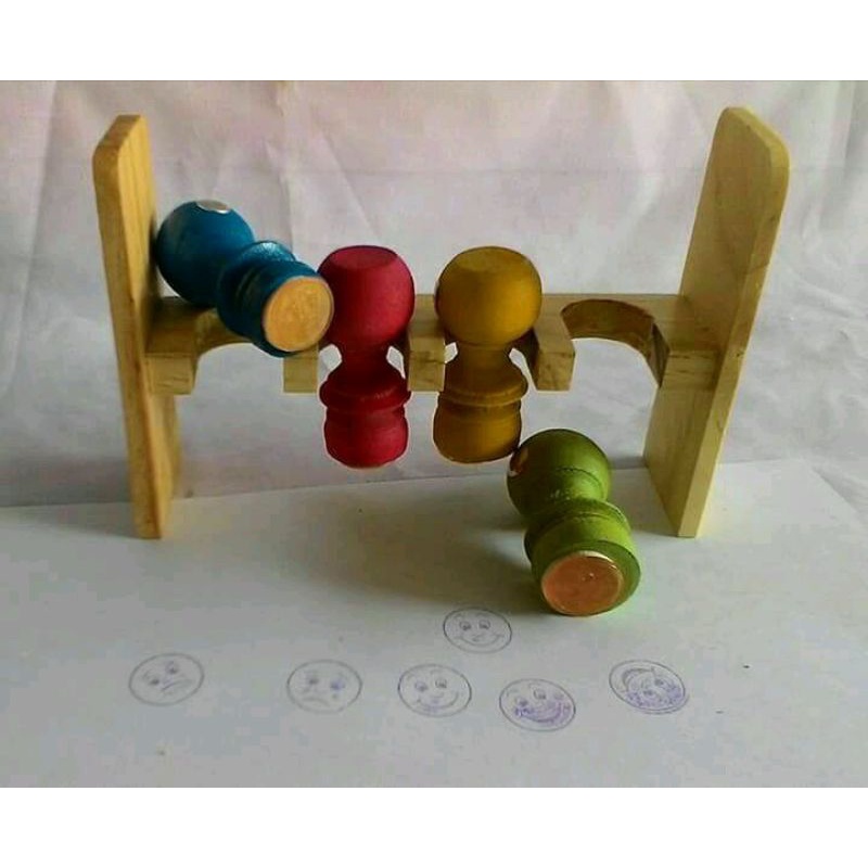 

stempel penilaian TK karakter