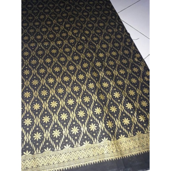 Kg kain batik Prada gold songket bintang