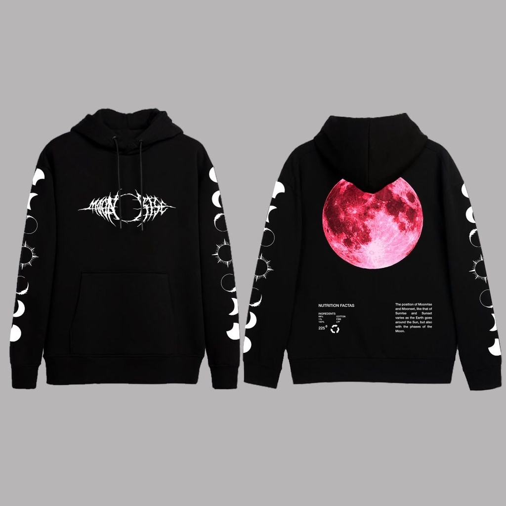 ZEUZ Jaket Sweater Hoodie BIONIC CIRCLE PINK ( SABLON ) ORIGINAL BIONIC SERIES SPESIAL PRIA / WANITA