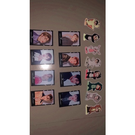 polaroid + stiker exo