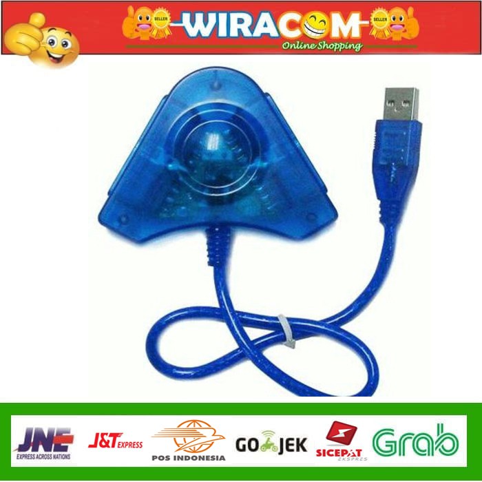 Converter USB to Stik PS2 / CONVERTER USB TO JOYS PS DOUBLE / Gender stik ps to usb / stik ps to pc