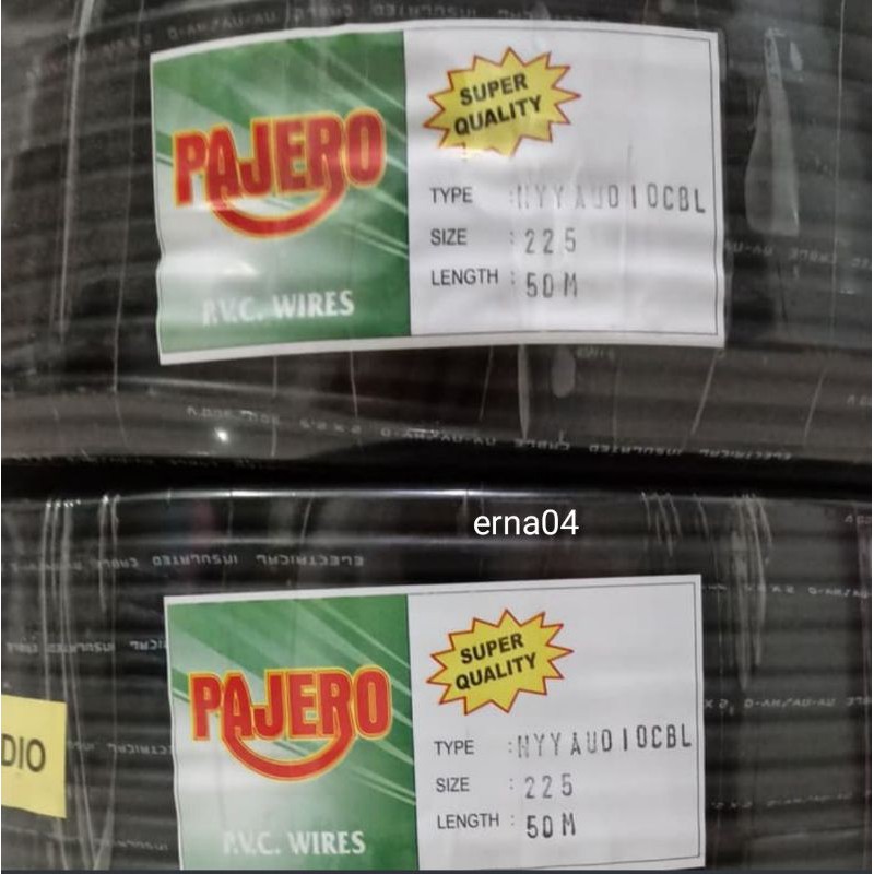 Kabel Audio Serabut Tebal Pajero 2x2,5 50 Meter