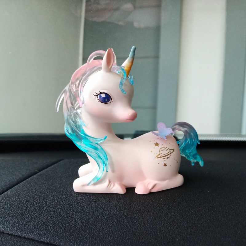 FANCY UNICORN Pajangan Mobil Couple Little Pony