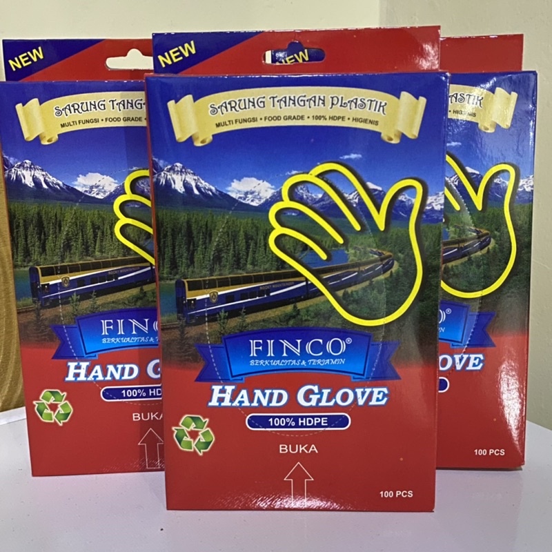 

Sarung Tangan Plastik 100pcs / Finco Hand Gloves 100pcs