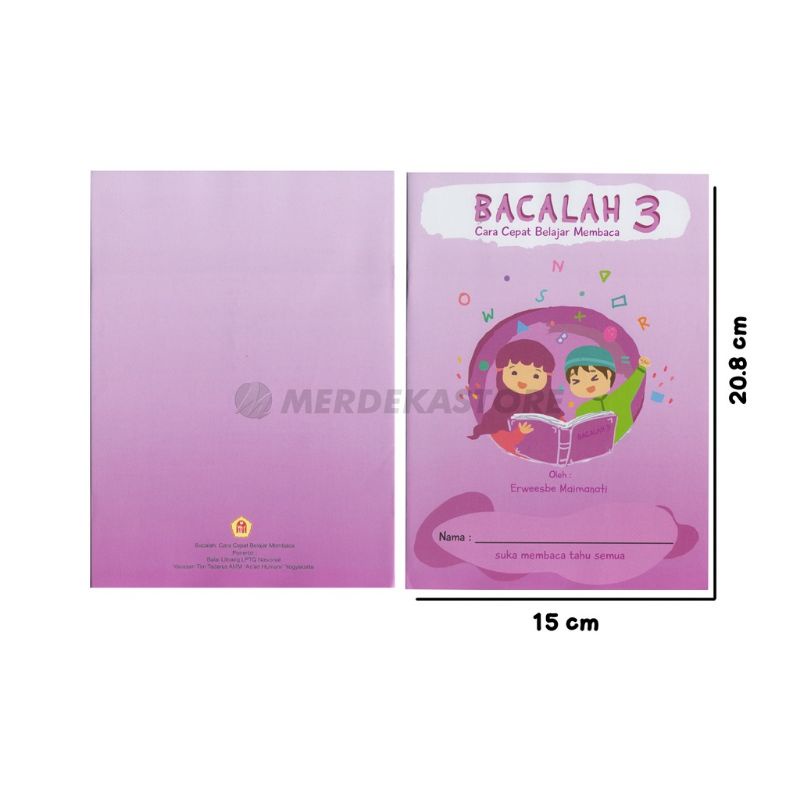 buku bacalah anak 1 2 3 / buku bacaan / belajar membaca / buku belajar