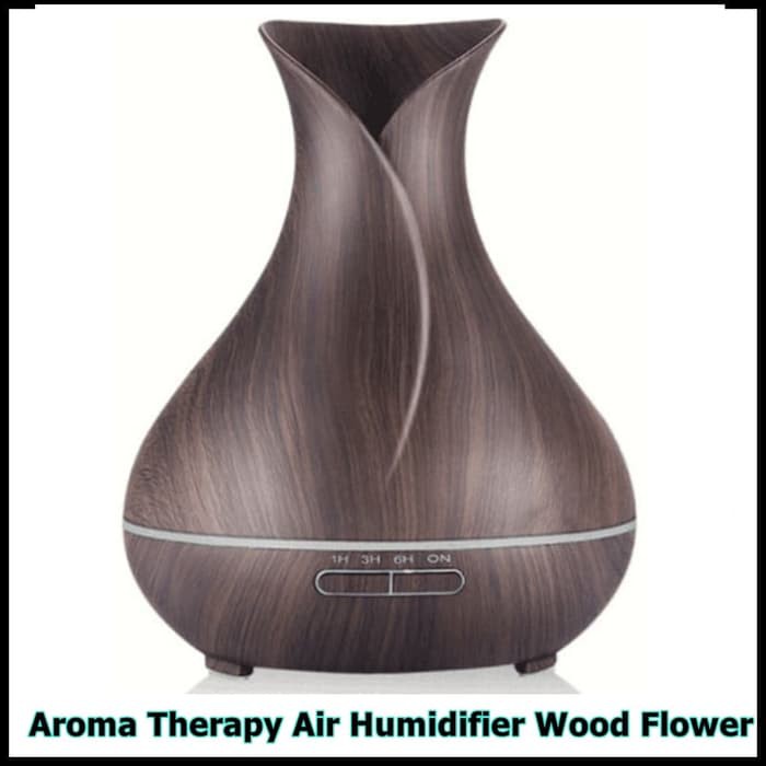 Taffware Aroma Therapy Air Humidifier Wood Flower HUMI H217 Brown