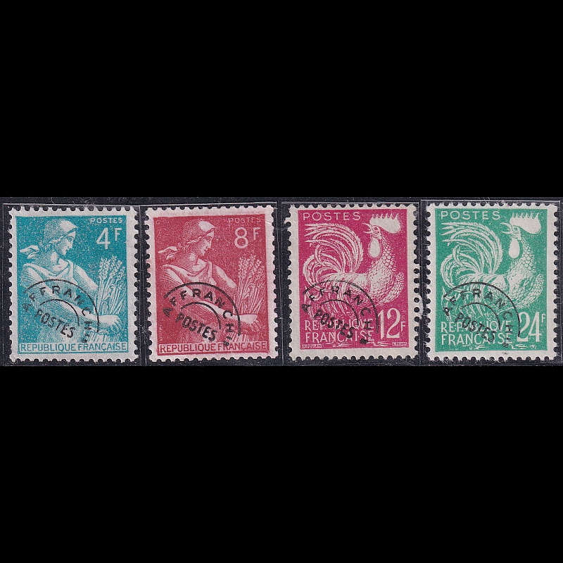 

Prangko France 1954 - New Daily Stamps