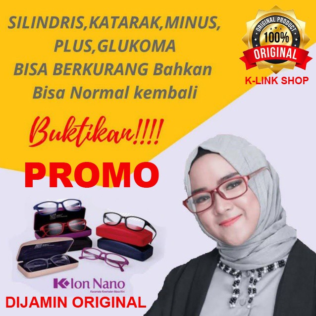 KACA MATA KESEHATAN K ION NANO KION NANO ORIGINAL KLINK