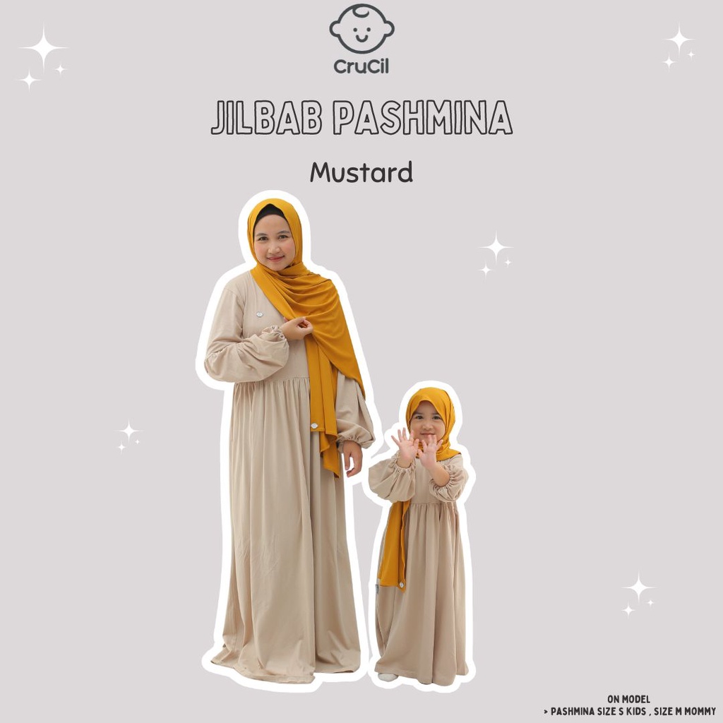 Jilbab Pasmina Tali Anak (3y - 8y)