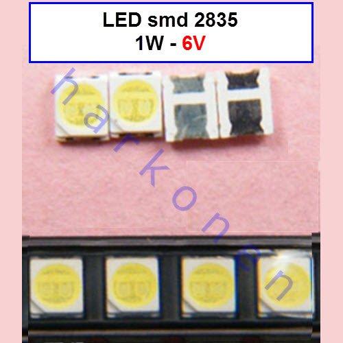 Dijual Led Backlight - Smd 2835 - 6V - 1W - Putih Hebat