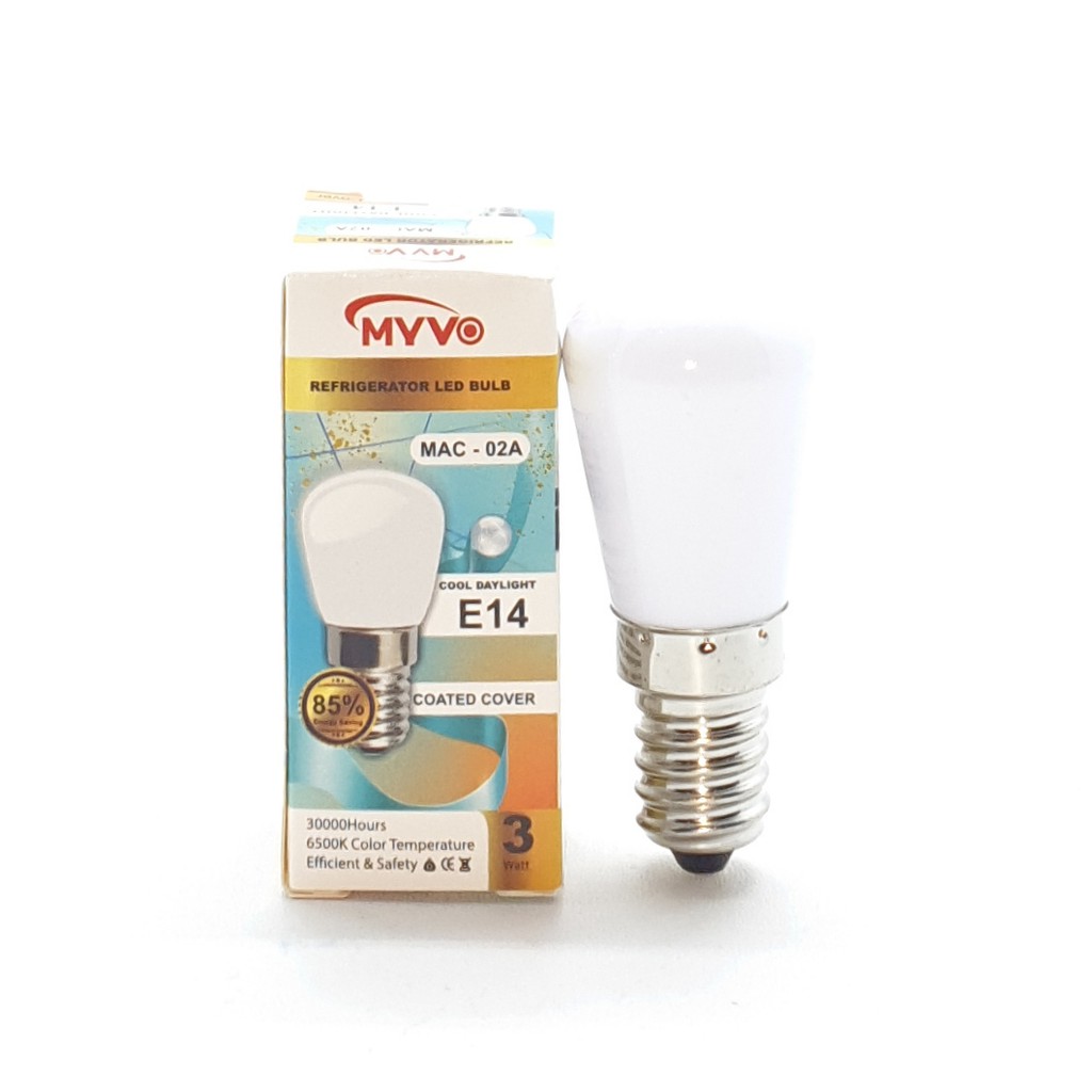 MAC-02 E14 Myvo Lampu Led Bohlam Kulkas E14 3W