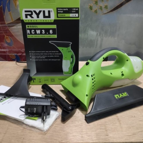 RYU RCW 3.6 Mesin Pembersih Kaca Cordless Window Cleaner RCW 3.6 Mesin Pembersih Kaca Portable