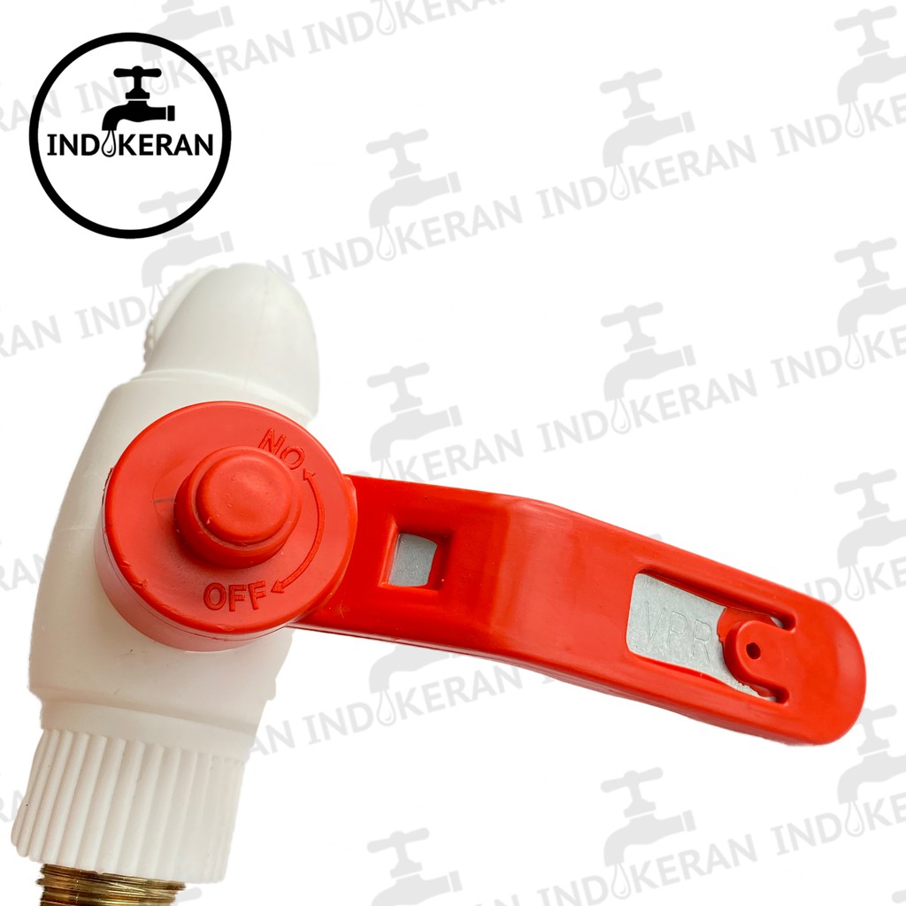 INDOKERAN - Kran Tembok Taman Jumbo Drat Kuningan - 1/2 Inch - High Quality