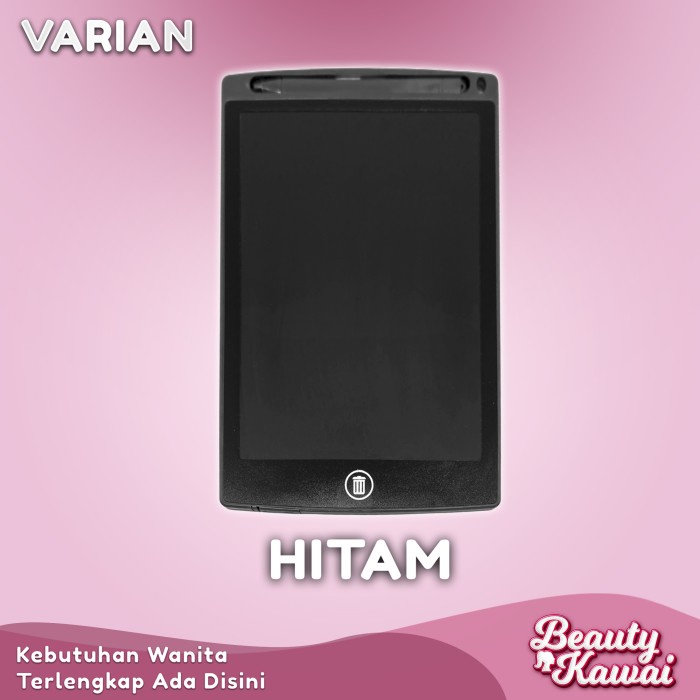 

Mainan Papan Tulis Anak Tablet Belajar Menulis Menggambar 8.5 Inc - 8.5inch hitam