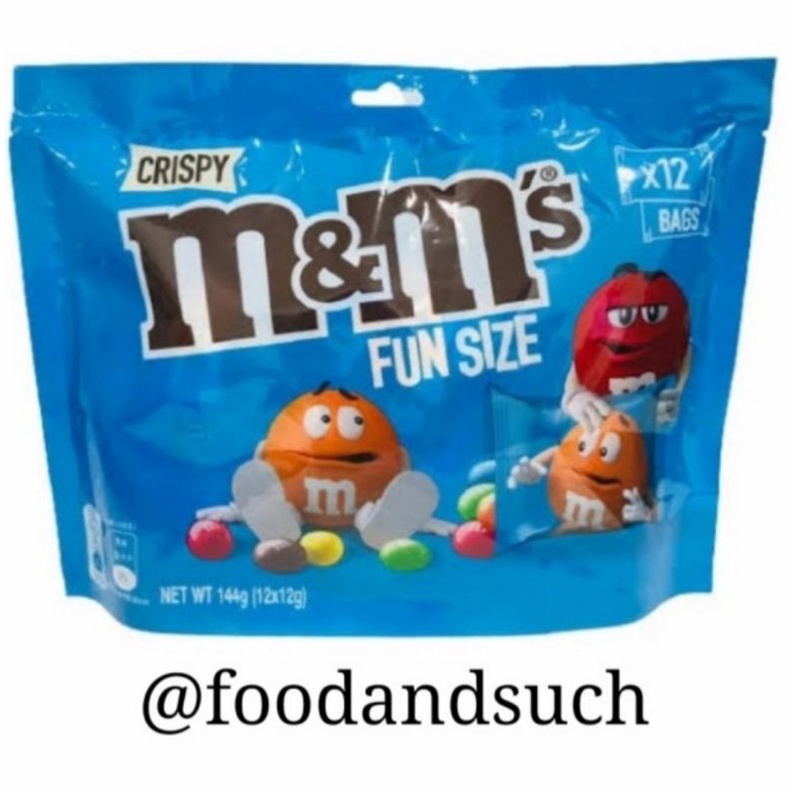 

M&M'S CRISPY FUN SIZE X 12 BAGS