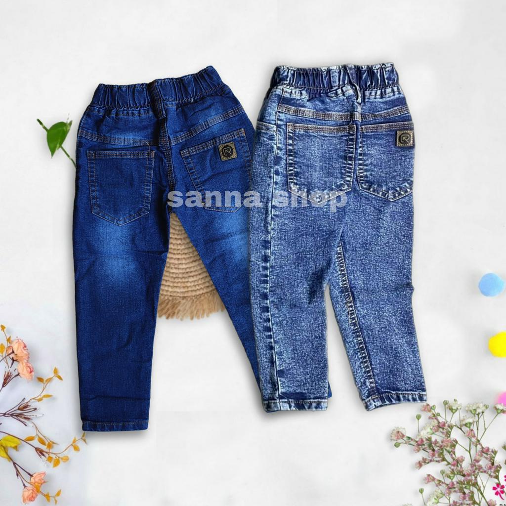 Celana jeans panjang anak laki-laki / perempuan , denim anak