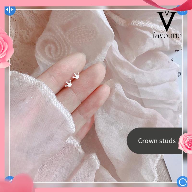 [COD]18K Emas anting korea Anting Tusuk untuk Wanita Aksesoris Fashion-FA