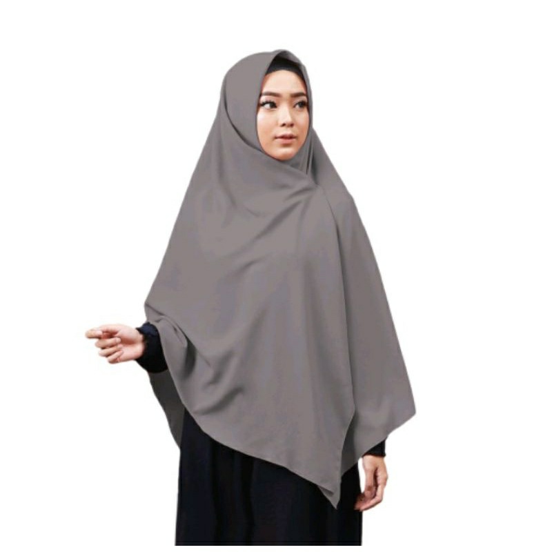 TERMURAH JILBAB SEGI EMPAT 150 X 150 / jilbab jumbo wolfis syari 150 / hijab kerudung jumbo grade A-2