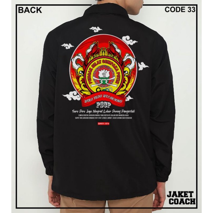 Jaket Coach WYW PSCP | Jaket Coach Cempaka Putih | Jaket Coach PSCP