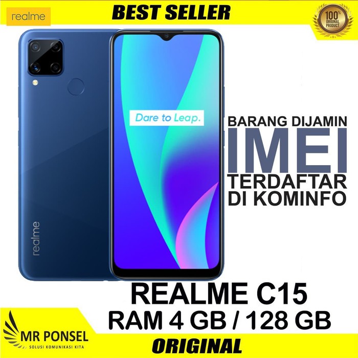 REALME C15 4/128GB GARANSI RESMI REALME INDONESIA