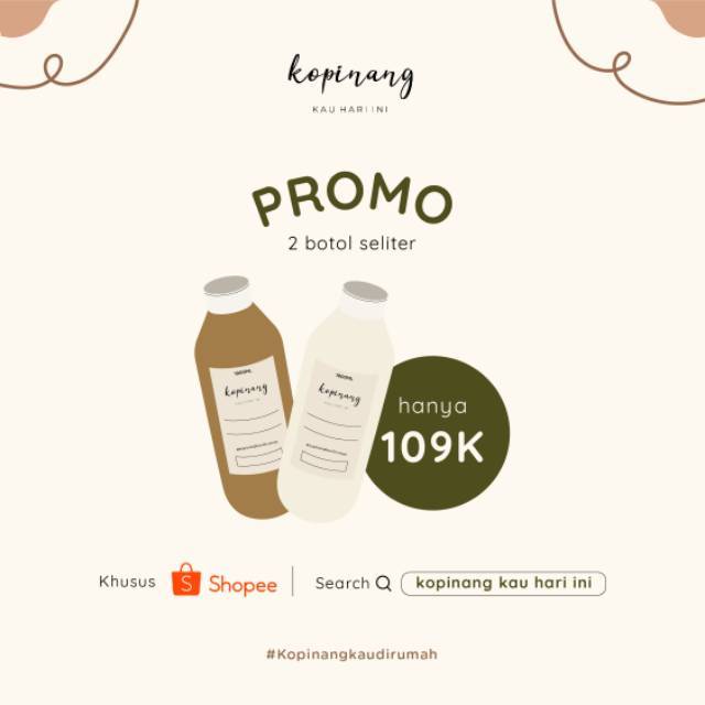 

Promo Kopi 2Liter ( biscoff & regal) lebih murah by Kopinang kau hari ini