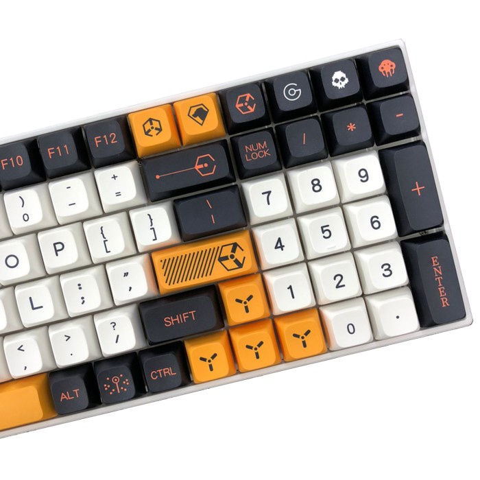 KEYCAPS VIRTUAL WAR XDA PROFILE SUBLIM SINGLE SHOT MECHANICAL KEYBOARD