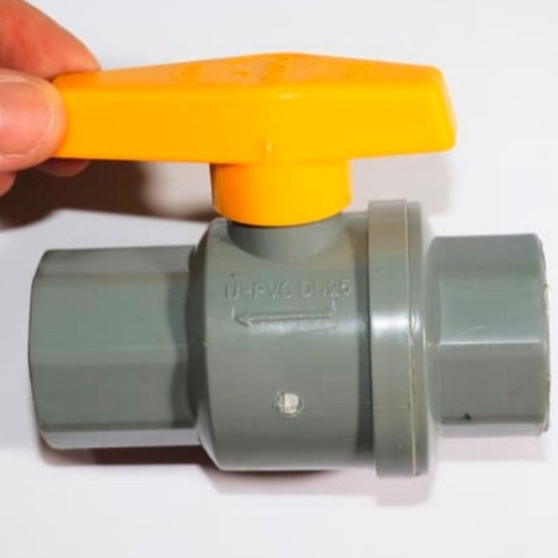 STOP KRAN PVC POLOS SOCKET / BALL VALVE ONDA PVCBV 1/2&quot;