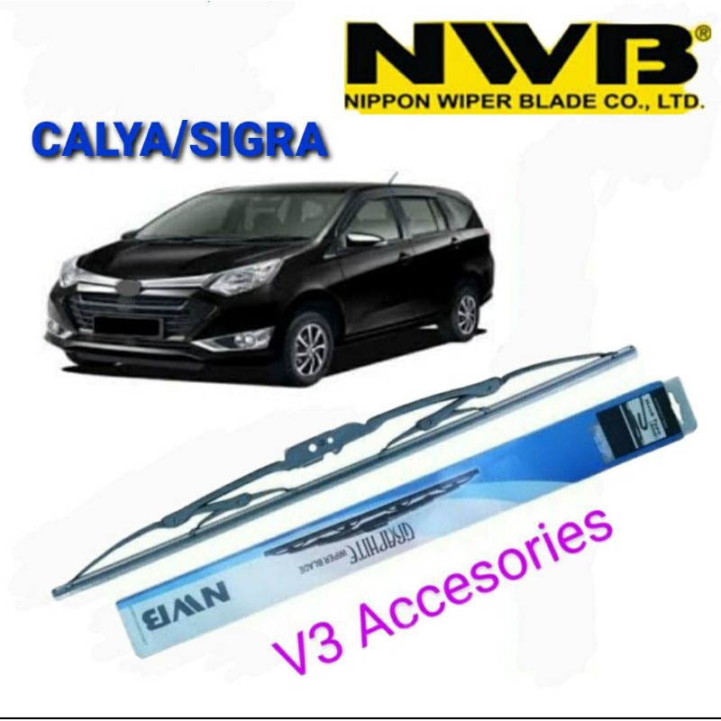 wiper NWB Graphite calya sigra sepasang