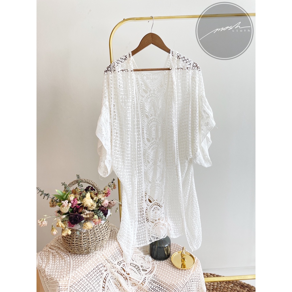 CARDIGAN LACE CARDIGAN RAJUT KAOS RAJUT BAJU PANTAI ALLSIZE CARDIGAN IMPORT COVER BIKINI PO BANGKOK 