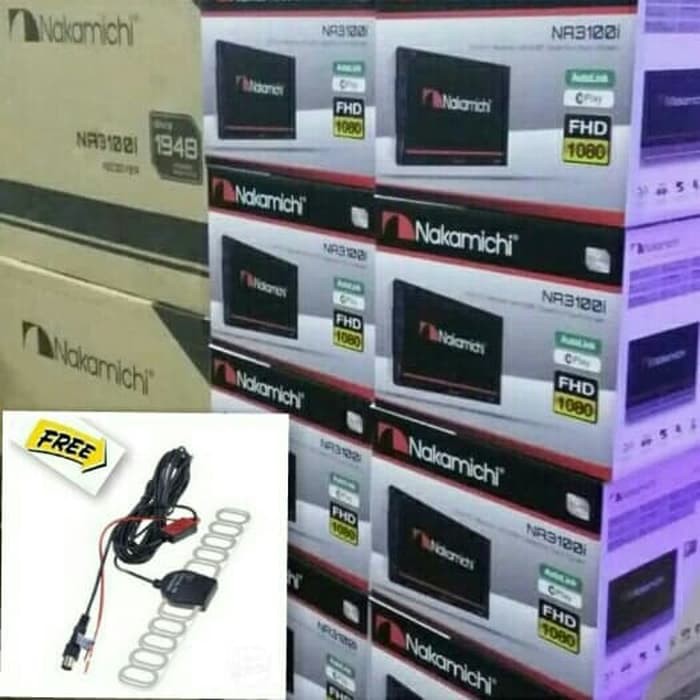 Kuy Beli  Head Unit Nakamichi Mirrorlink atau Tape Mobil Mirrorlink Double din JE71