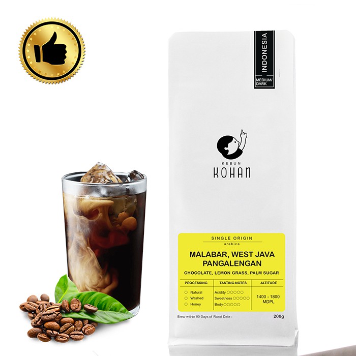 

KOPI ARABICA MALABAR 200 GR KEBUN KOHAN (BIJI/BUBUK)