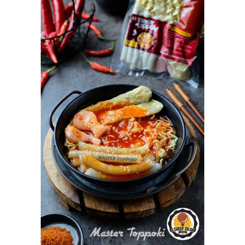 

MASTER TOPPOKI [ 100% Halal] / tteokbokki + fish cake + gochujang + wijen + bumbu2 + mie