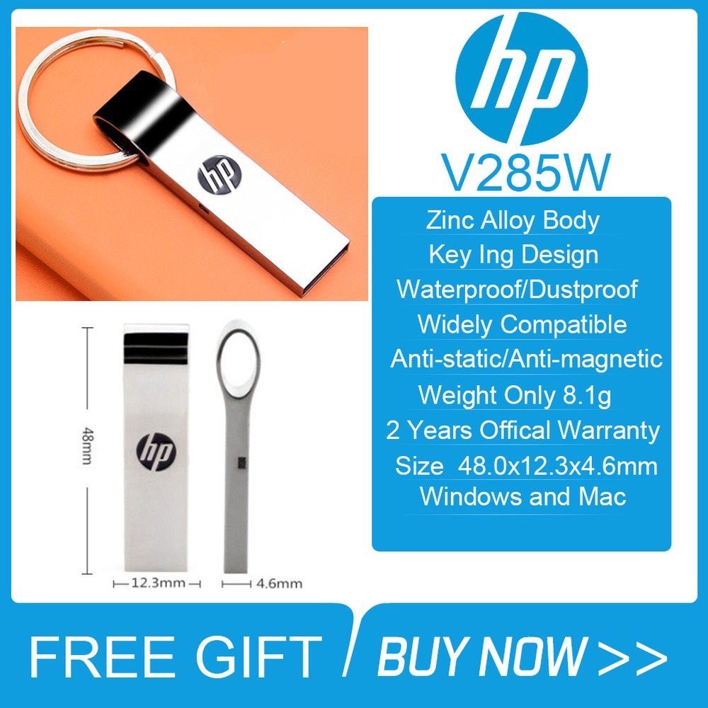 MIINII Flashdisk USB HP1-2TB Flash Drive Bahan Metal Anti Air Kecepatan Tinggi