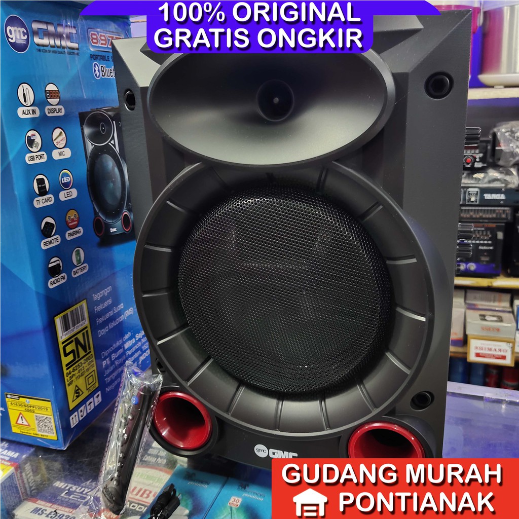 Salon Bluethoot GMC 897F Amplimeeting Pengeras Suara