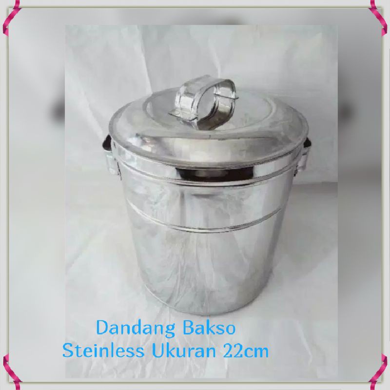 Dandang Bakso mini Stainless Ukuran 22cm