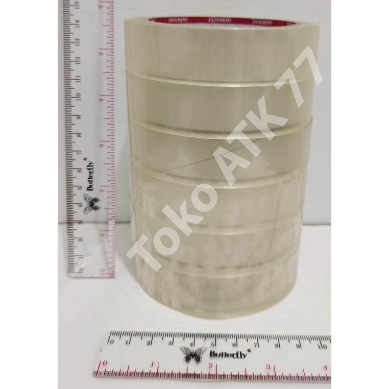 

Solatip Selotip Lakban Lingkar Gede 1 inch Lem Toples Panjang 72yard 6pcs READY STOCK