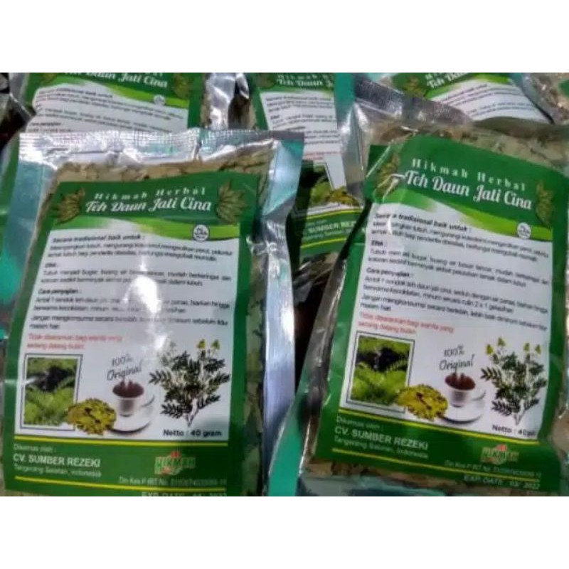 

Teh Daun Jati Cina / Teh Peluntur / Teh Pelangsing